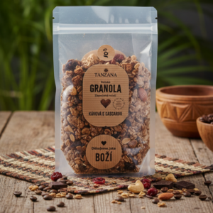 Božská GRANOLA – kávová s Cascarou (TANZANA) 300g