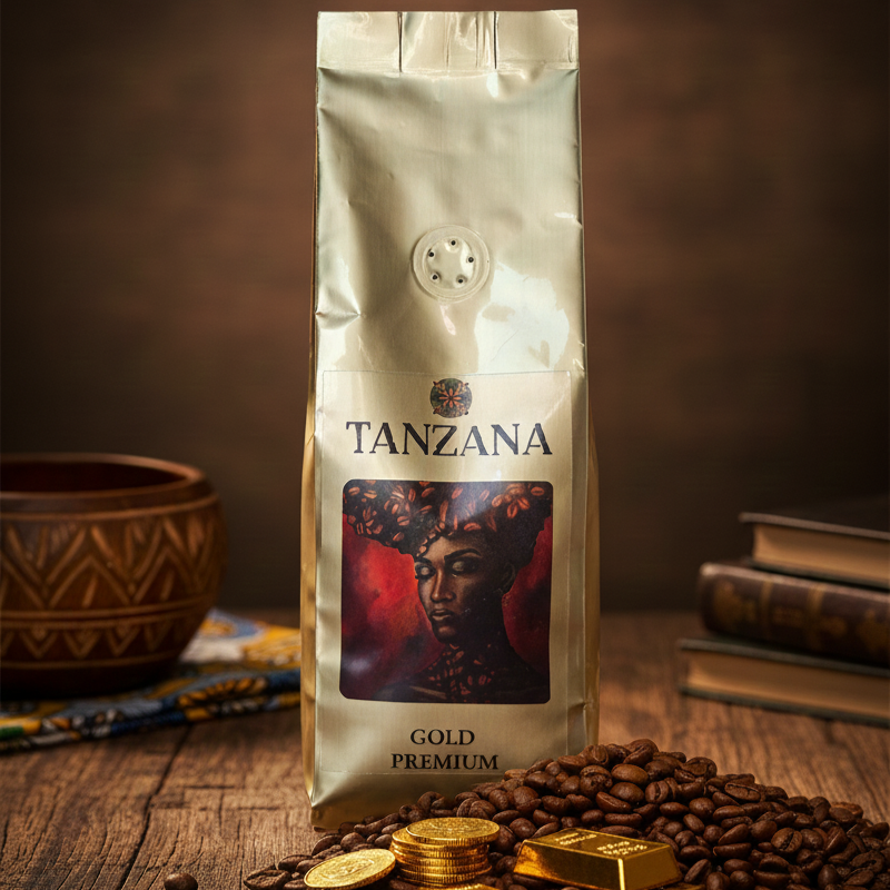 TANZANA Coffee: Peaberry Gold Premium 250g