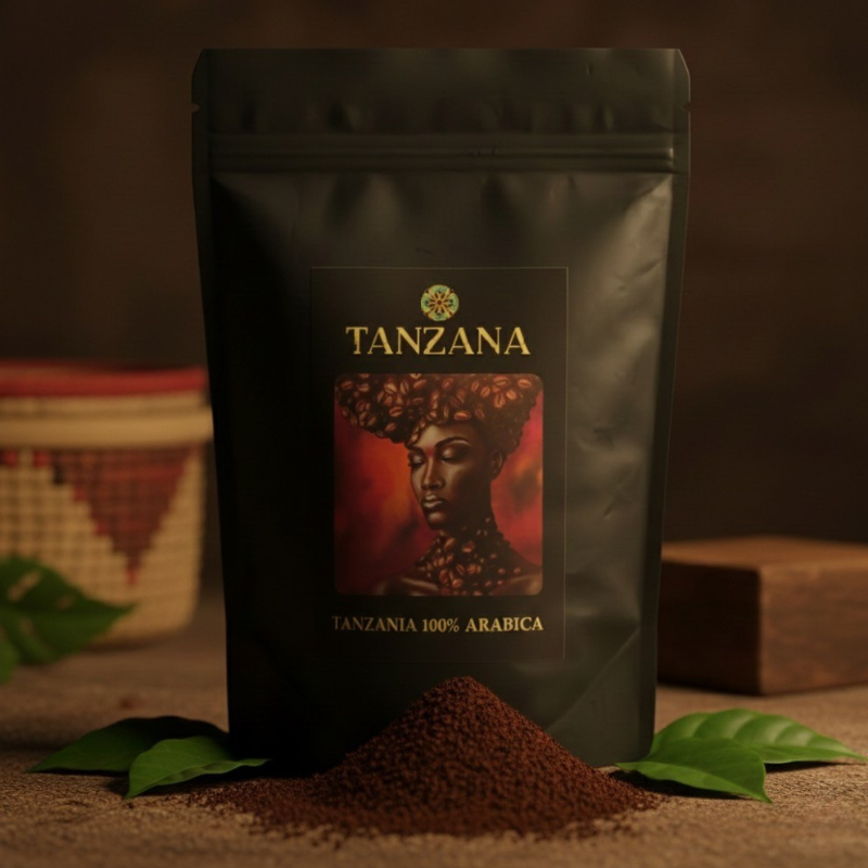 TANZANA Coffee - káva 100% arabika mletá 250g